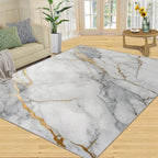 6x9 Abstract Marble Living Room Rug - Image 3