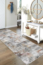 vivorug Grey Runner Rug 2x10 Machine Washable Rug - Image 7