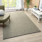 LUXE WEAVERS Modern Farmhouse Green 9x12 Washable Area Rug, Anti-Slip Diamond by LuxeWeavers
