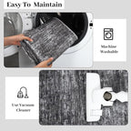 RUGSREAL 3x3 Round Area Rug Small Washable Circle Rug Non Slip Stain Resistant - Image 8