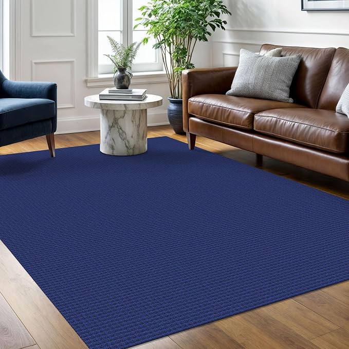 Braided Area Rug 5x7 Ft Washable Rugs by Ivissy
