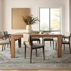 Phantoscope Washable Area Rug 5'x7' Non-Slip, Vintage Neutral Rugs - Image 5