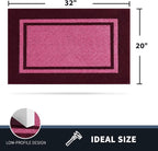 PURRUGS Dirt Trapping Door Mat 20" x 32", Non-Slip/Skid Machine Washable - Image 2