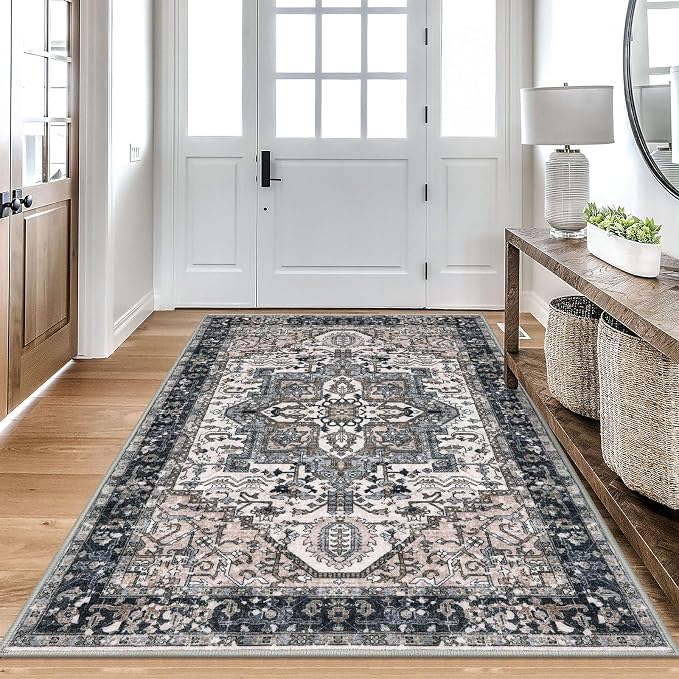 KOZYFLY Area Rug 4x6 Ft Washable Rugs - Image 2