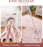 YIHOUSE 5x7 Washable Rug for Bedroom, Girls Dorm - Image 6