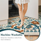Moynesa 3x5 Entryway Rug Indoor, Modern Bohemian Washable Non-Slip Low Pile - Image 6