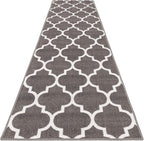 House, Home and More Skid-Resistant Carpet Runner – Moroccan Trellis Lattice – by HouseHomeandMore