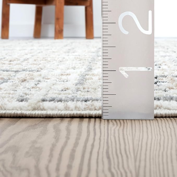 Abani Grey Area Rug for Living Room, Bedroom - Image 2