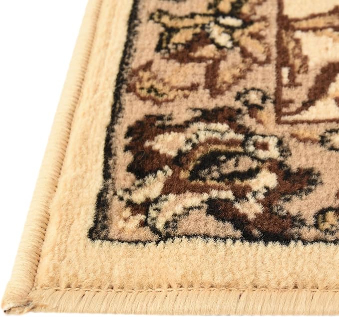 Rugs.com Yasmin Collection Rug – 8 Ft Square Ivory Medium Rug Perfect - Image 9