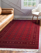 Unique Loom Tekke Collection Over-Dyed Saturated Traditional Torkaman Area Rug by UniqueLoom