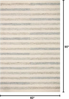 Loloi Chris Loves Julia Chris Collection CHR-05 Ivory/Slate 5'-0'' x 7'-6'' - Image 2