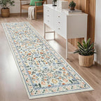 GarveeHome Washable Runner Rug 2 x 6 Non-Slip Non-Shedding Soft Vintage Bedside - Image 7