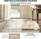 Washable Area Rugs 6'x8' Non-Slip Modern Abstract Soft - Image 6