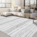 Nakagishi Area Rugs 8x10 Living Room: Washable Boho Large Neutral Soft by NakagishiAreaRug
