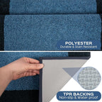 Machine Washable Kitchen Rug 32" x 70", Non Slip Indoor Door Rug, Absorbent - Image 3