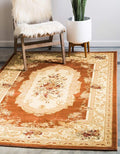 Unique Loom Versailles Collection Traditional Classic Floral Motif Area Rug by UniqueLoom