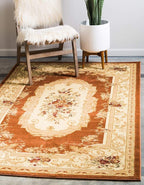 Unique Loom Versailles Collection Traditional Classic Floral Motif Area Rug by UniqueLoom