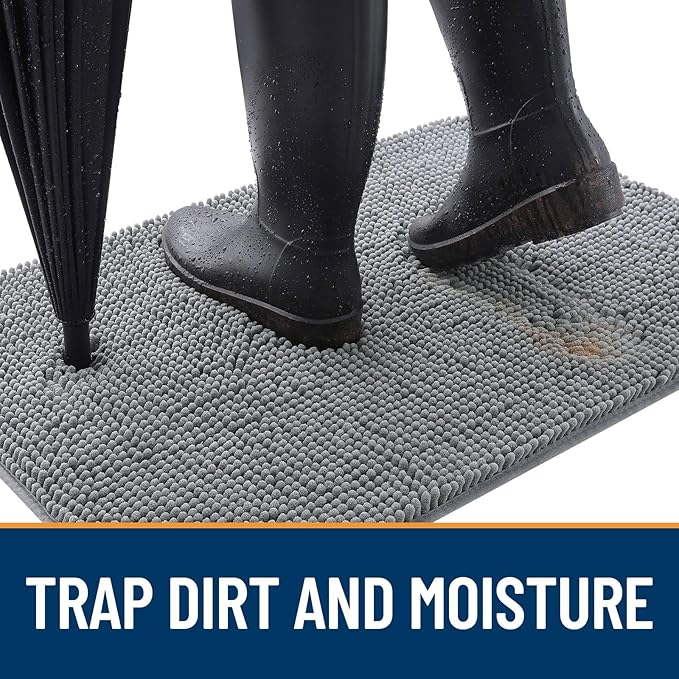 OLANLY Dog Door Mat for Muddy Paws 70x32, Absorbs Moisture and Dirt, Absorbent - Image 2