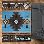 YHSF South West Native American Area Rug C318 by YourHomestyleFashion