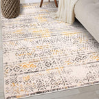 Rugshop Geometric Boho Perfect for high Traffic Areas of Your Living Room by Rugshop