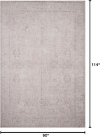 Loloi Loren Collection LQ-12 Sand 7'-6" x 9'-6" Area Rug - Image 3