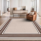 Beverly Rug Non Slip Area Rugs 3x5 Modern Bordered Non Skid Rubber Backing Soft - Image 5