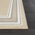 Beverly Rug Non Slip Area Rugs 2x5 Modern Bordered Non Skid Rubber Backing Soft - Image 6
