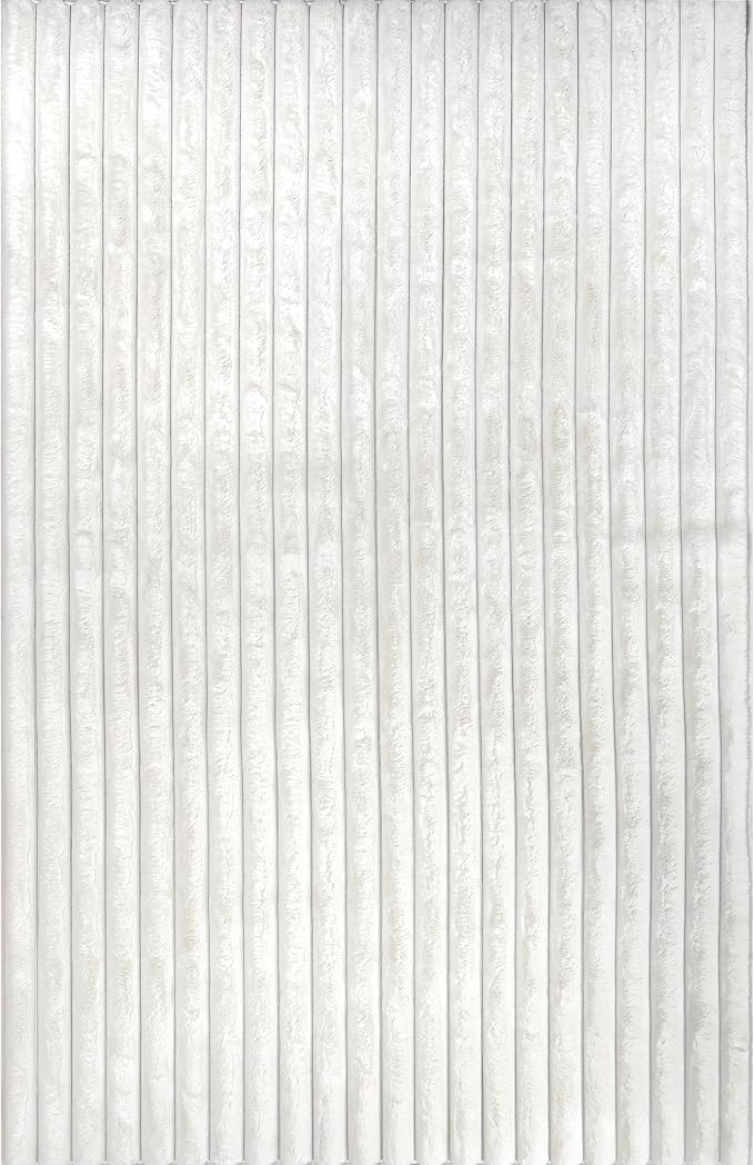 Nuloom SuperiorWash Collection Kai Off-White, Fluffy and Cozy, High Traffic - Image 5