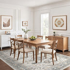 9x12 Area Rug Living Room: Washable Boho Large Neutral Vintage Soft Rugs Stain - Image 6