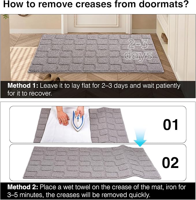 Large Front Door Mat Outside Entrance, Outdoor Indoor Door Mats - Image 7