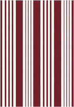 KOZYFLY Striped Outdoor Rug 3x5 Ft Red and White Christmas Front Door Rug Woven - Image 8