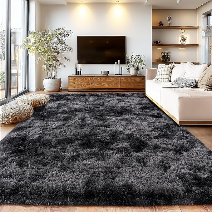 Shaggy Soft Fluffy Rug Non-Slip Indoor Floor Carpet by Isdook