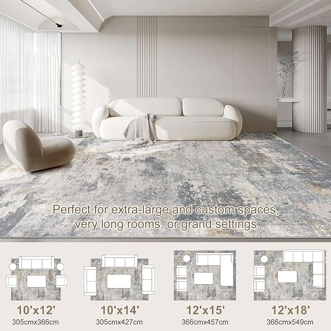 10x12 Area Rug Living Room Rugs - Image 2