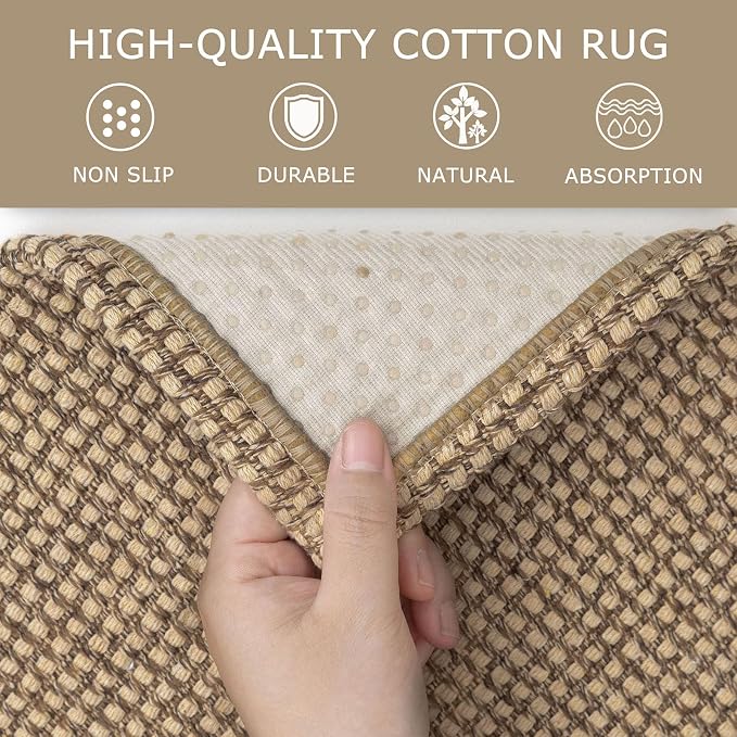 KOZYFLY Indoor Door Mat 2x3 ft Small Area Rugs Washable Front Door Mat Non Slip - Image 6