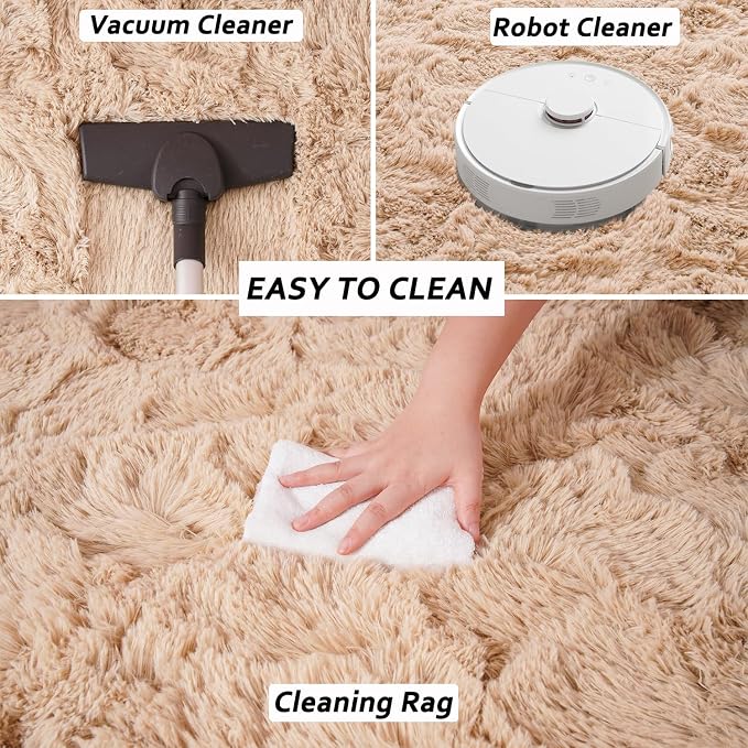 Beglad Shag Rugs for Living Room, Indoor Carpet Suitable for Boys Teens Room - Image 6