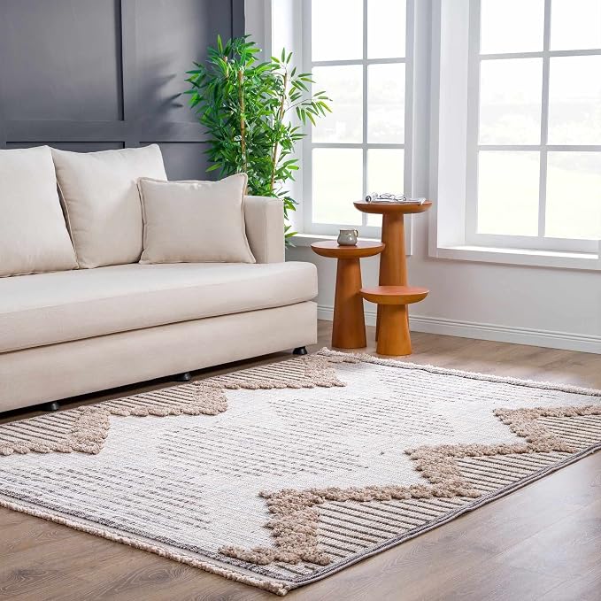 Hauteloom Maulawin Farmhouse Living Room Bedroom Southwestern Tribal Area Rug - Image 8