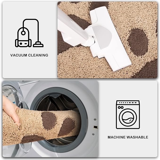 PURRUGS Dirt Trapping Door Mat 32" x 47", Non-Skid/Slip Machine Washable - Image 7