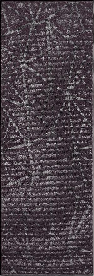 Furnish my Place Geometrical Pattern Indoor/Outdoor Refine Purple Rug, Abstract by FurnishMyPlace