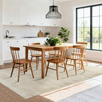 5x8 Area Rugs for Living Room, Neutral Abstract Modern Farmhouse Boho Rugs for - Image 2