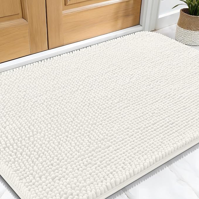 OLANLY Dog Door Mat for Muddy Paws 30x20, Absorbs Moisture and Dirt, Absorbent by OLANLY