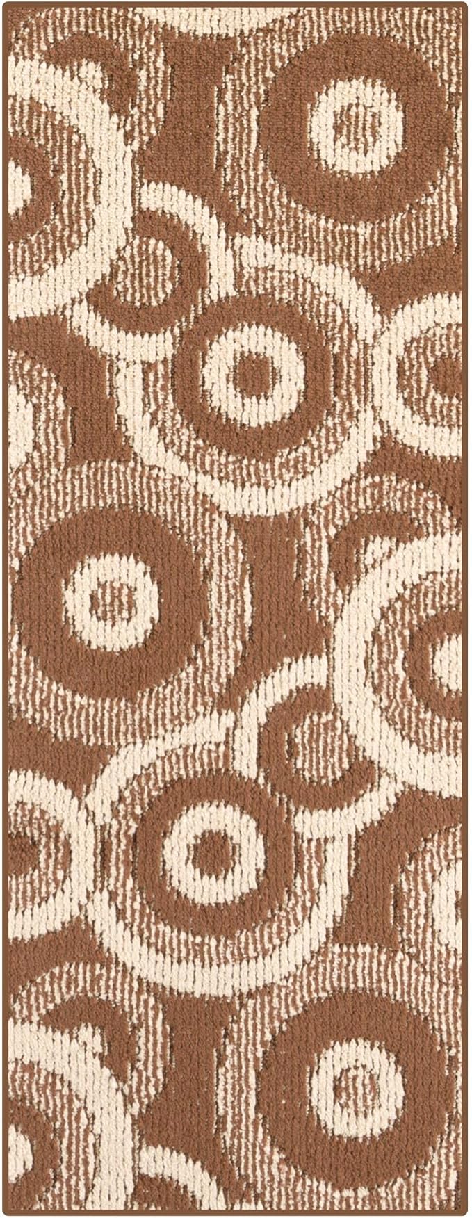 Custom Size Brown Hallway Runner Rug | Cut to Length 2'3" x 10' | Non-Slip & by RemnazHomeDecor