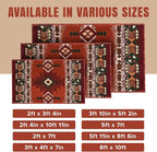 YHSF South West Native American Area Rug C318 - Image 2