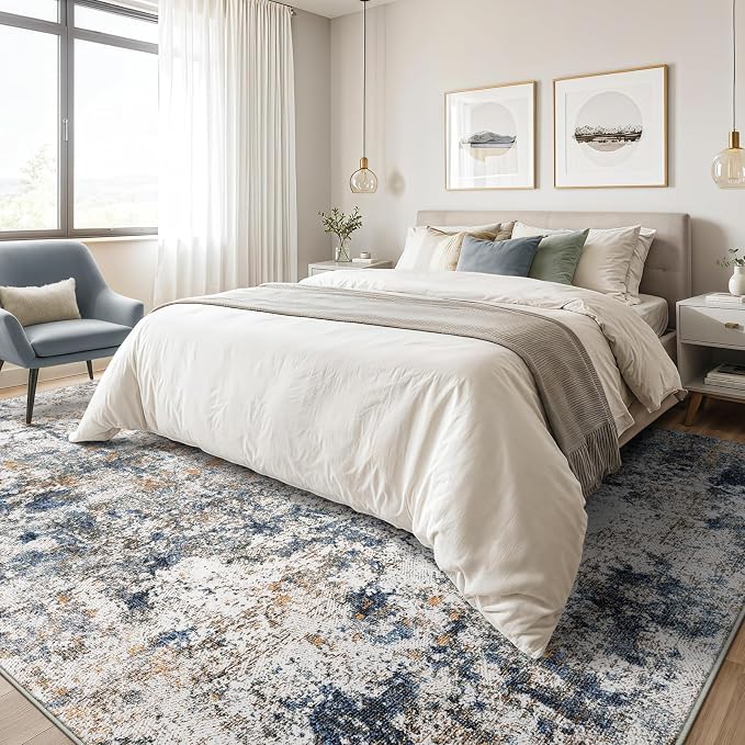 8x10 Washable Area Rug for Living Room, Kids and Pets Friendly for Bedroom - Image 8