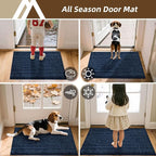 COSY HOMEER-Door-Mat Dirt Trapper Entryway Rugs 24"x36" Non Slip Washable - Image 8