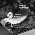 Large Area Rugs for Living Room Bedroom, 7 x 10 Ft Non-Slip Tie-Dyed Modern - Image 6