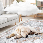 COMSLE Washable Door Mat, Front Door mat Indoor Faux Wool Absorbent Small Rugs - Image 8