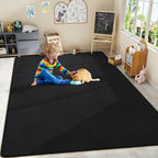 Amearea Large Modern Area Rugs for Bedroom Living Room, 6x9 Feet Black - Image 9