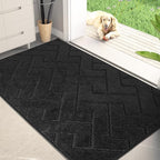 PURRUGS Dirt Trapping Door Mat 34" x 59", Non-Slip Machine Washable Entry Rug by PURRUGS