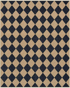 Lahome Checkered Easy Jute Area Rug 8x10, Large Living Room Patio Rug - Image 7