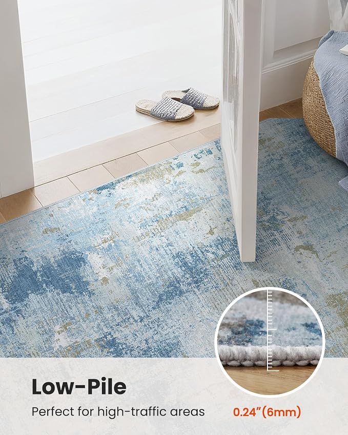 8x10 Area Rugs for Living Room, Modern Abstract Washable Rug - Image 7